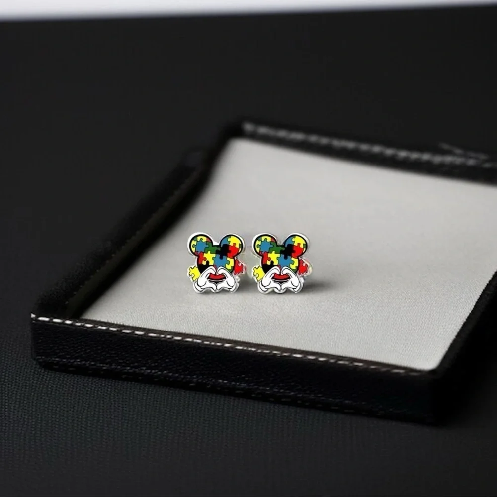 Stand Out for a Cause: Charming Autism Awareness Studs! 🧩✨NWT Stud Earrings